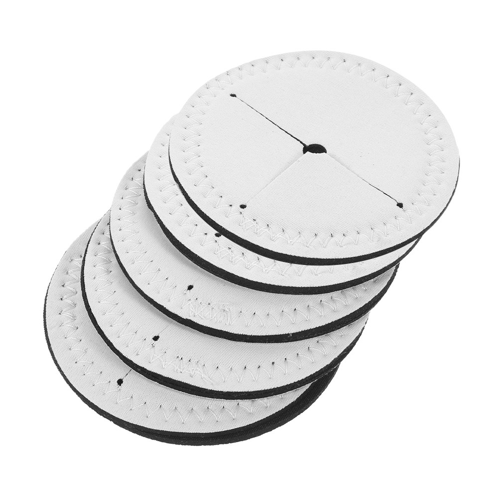 Coaster Sublimation Blank - 5 sztuk białych okrągłych podkładek pod