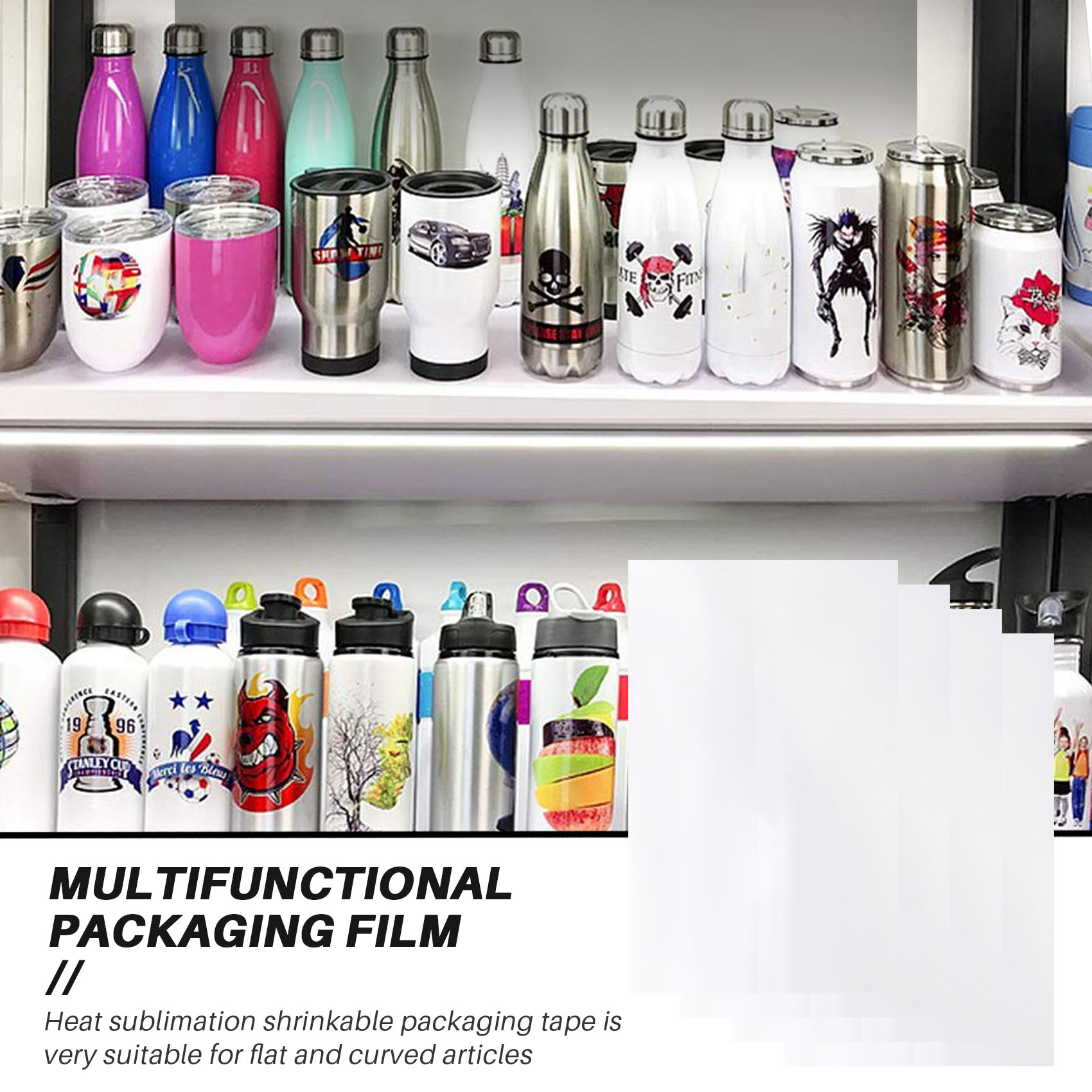 Sublimation Mug White - Rękawy termokurczliwe do sublimacji AA94-8X12 cali,