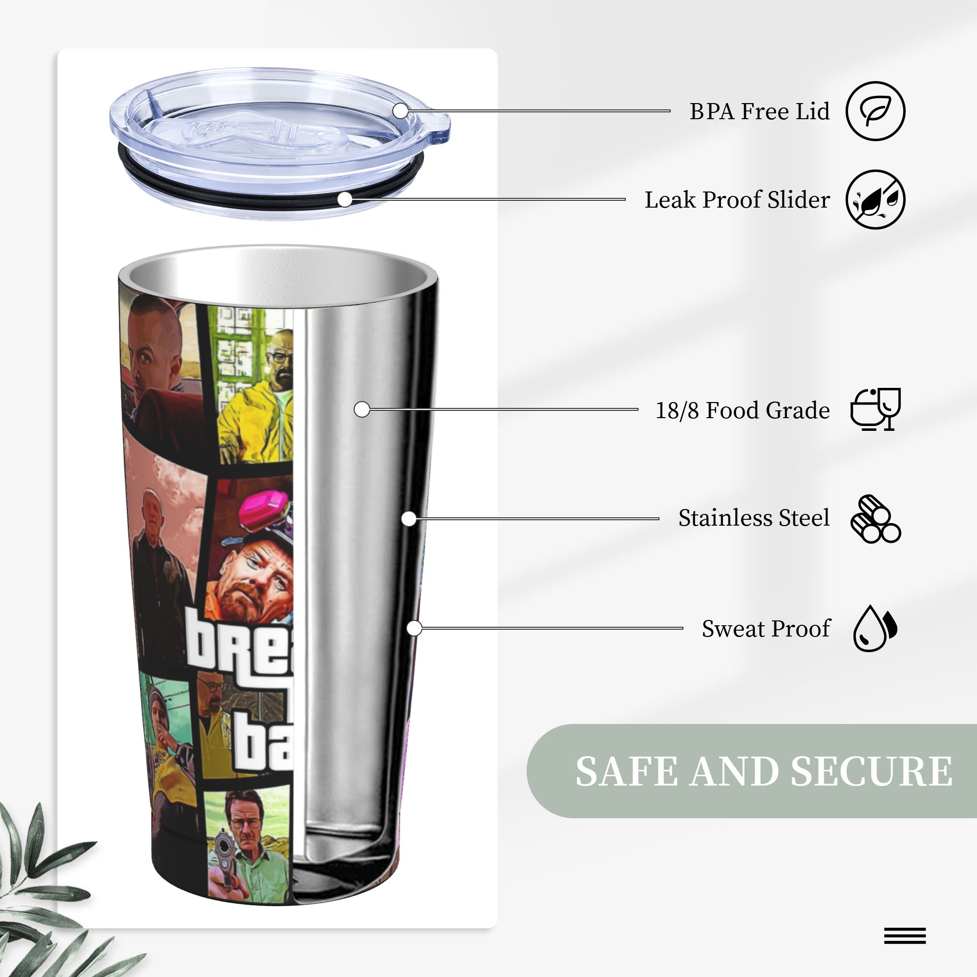 Kubek termiczny z izolacją pró – Tumbler 20Oz White recenzja i cena