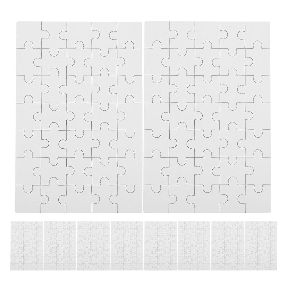 12 sztuk pustych puzzli do sub – Puzzle Blank White recenzja i cena