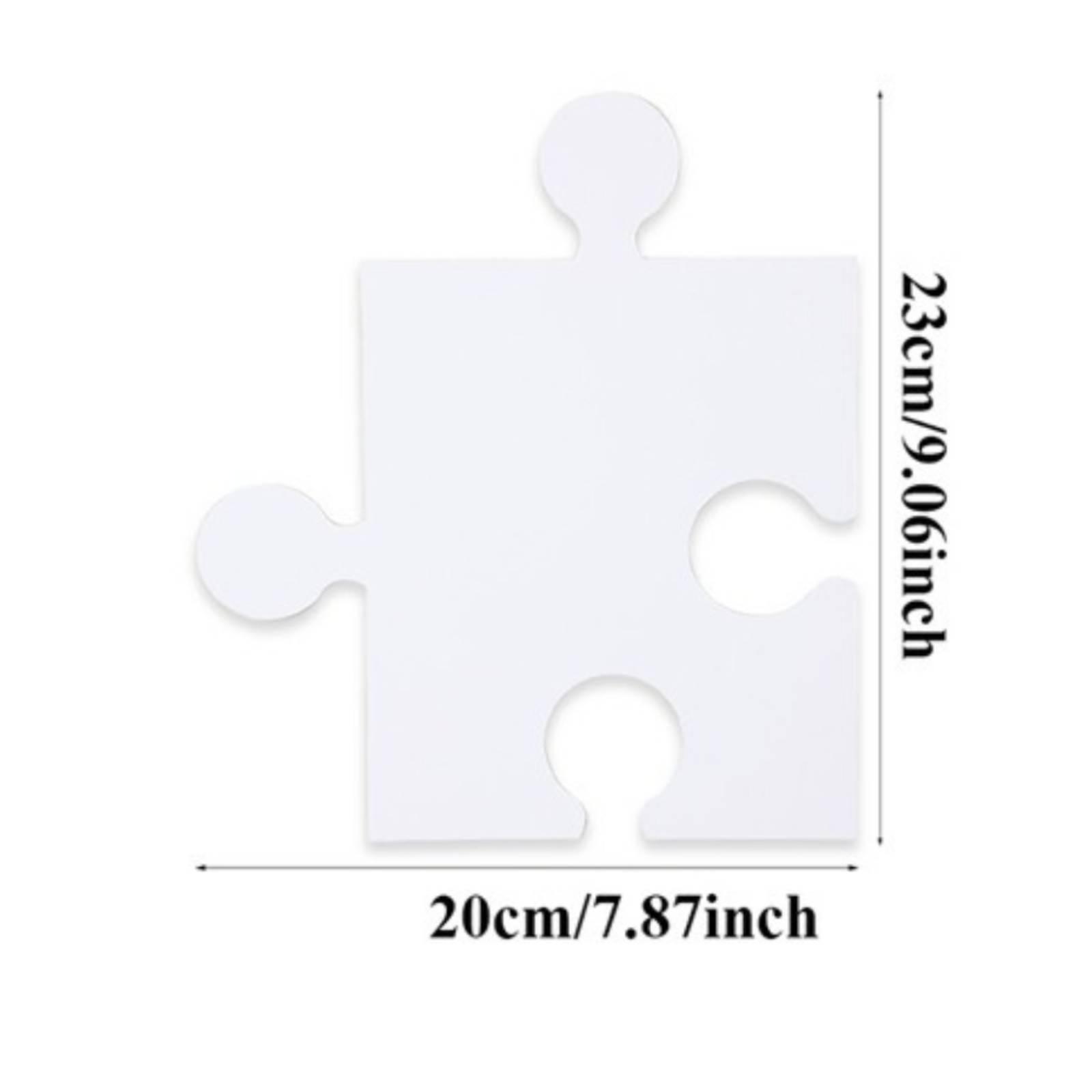 Białe elementy puzzli DIY, pus – Puzzle Blank White recenzja i cena
