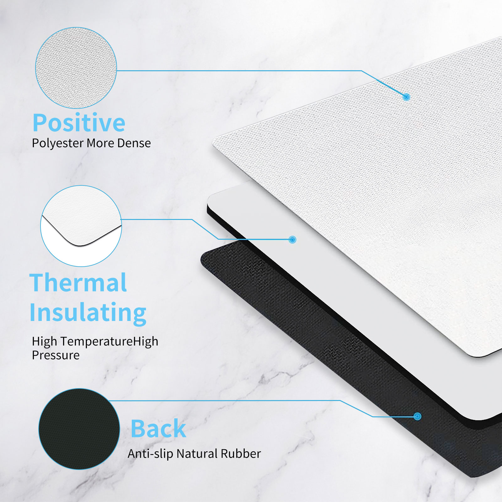 8 szt. Podkładka pod mysz do s – Mouse Pad Blank Sublimation recenzja i cena