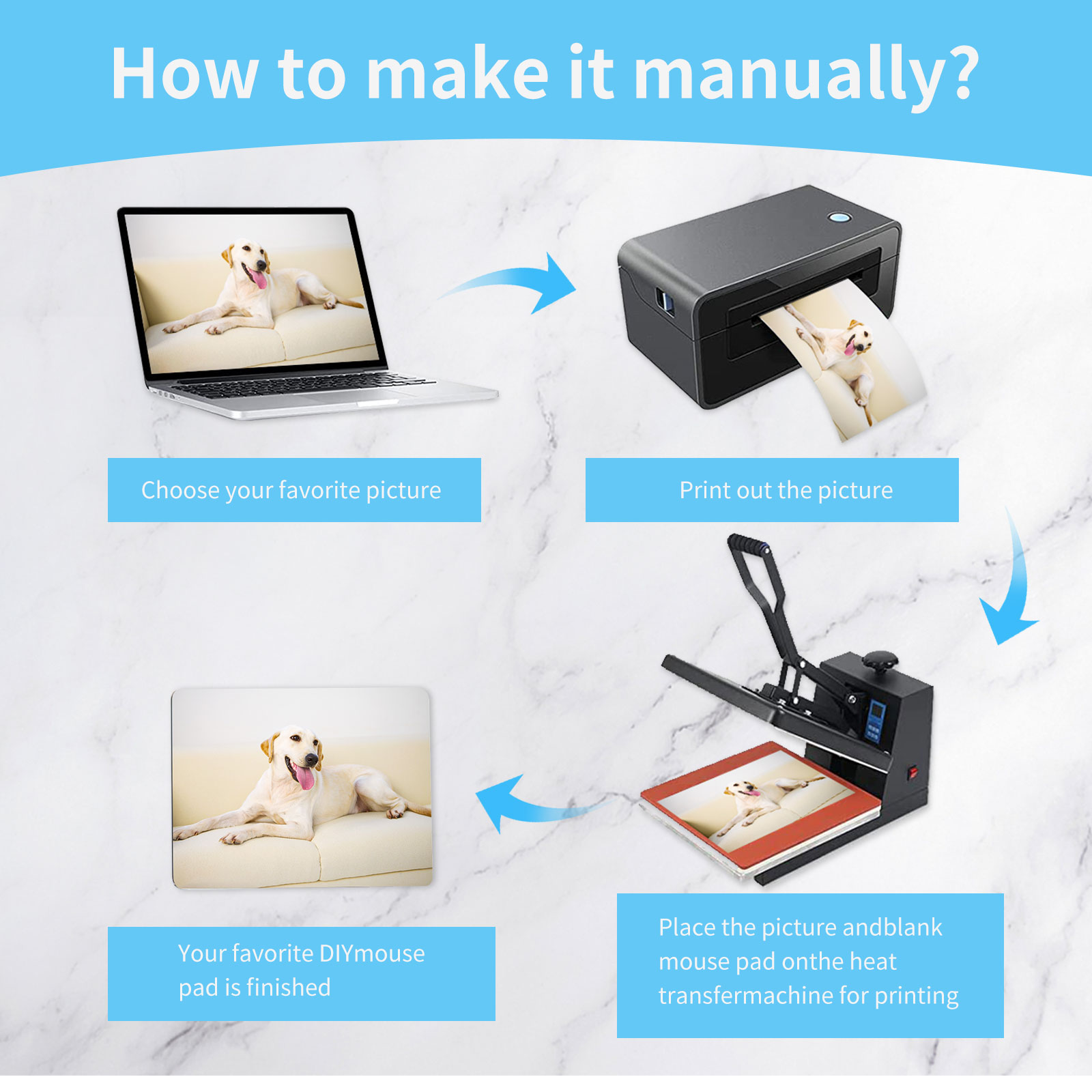 8 szt. Podkładka pod mysz do s – Mouse Pad Blank Sublimation recenzja i cena