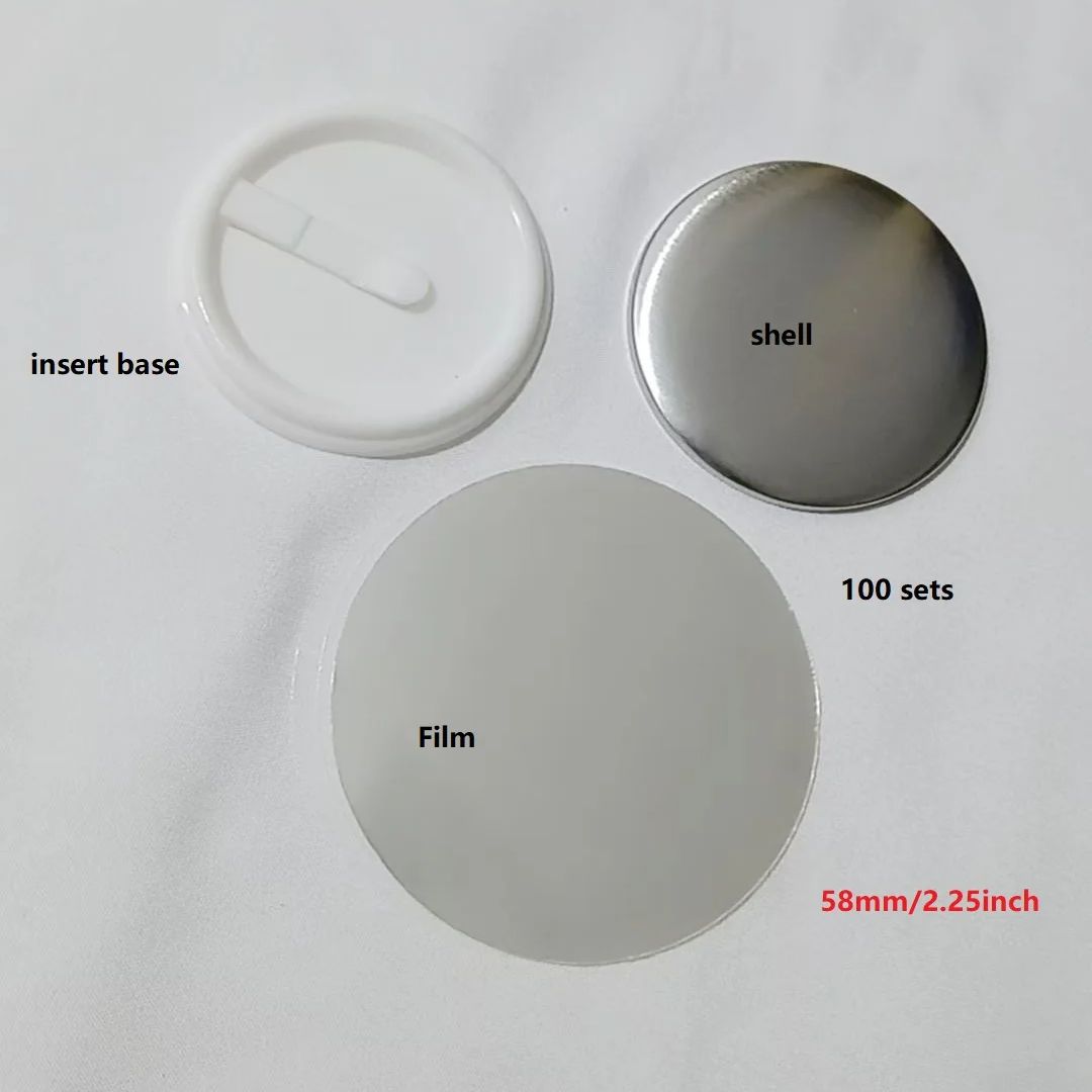 100 szt. 58mm 2.25 cala puste  – Button Badge Blank recenzja i cena