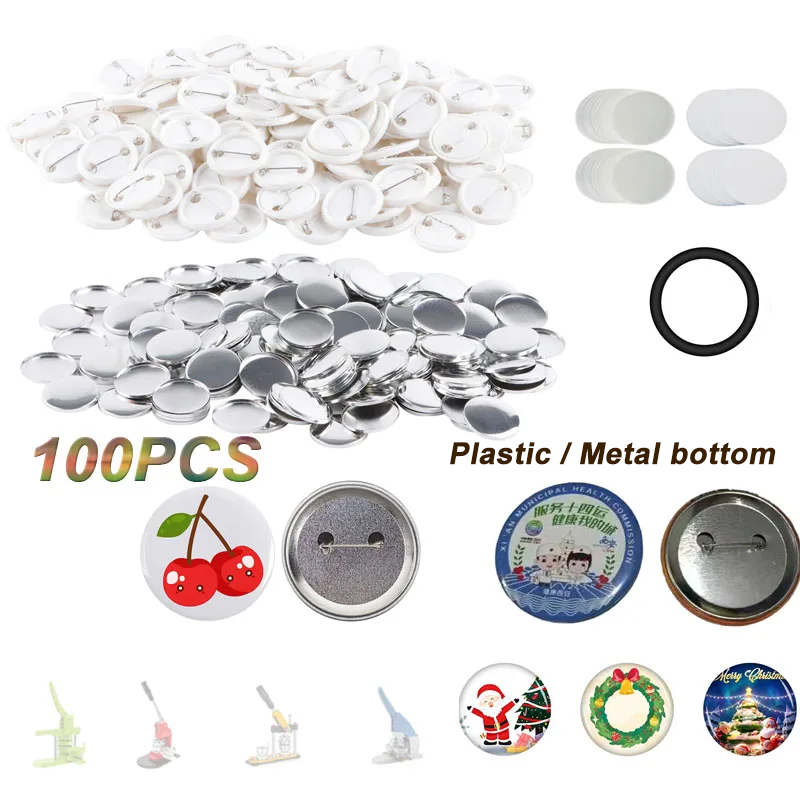 100 SZTUK pustych guzików 25-7 – Button Badge Blank recenzja i cena