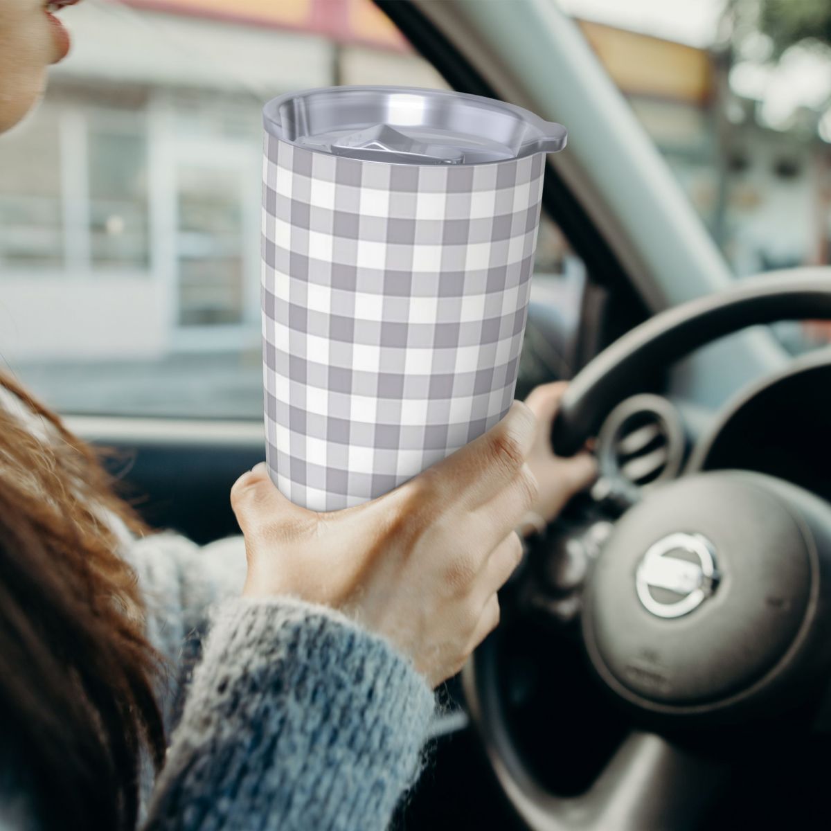 Szary i biały kubek ze stali n – Tumbler 20Oz White recenzja i cena