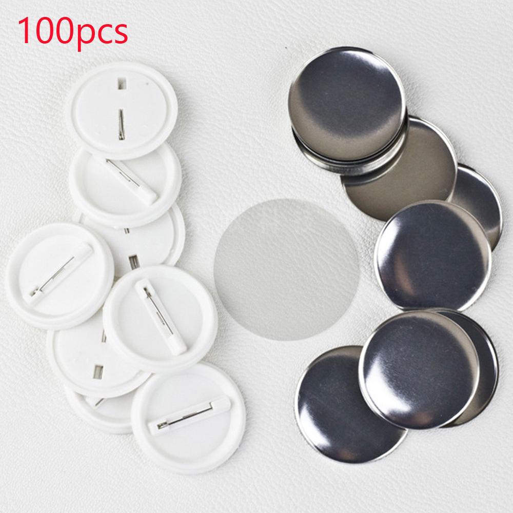 100 sztuk/zestaw plastikowe pu – Button Badge Blank recenzja i cena